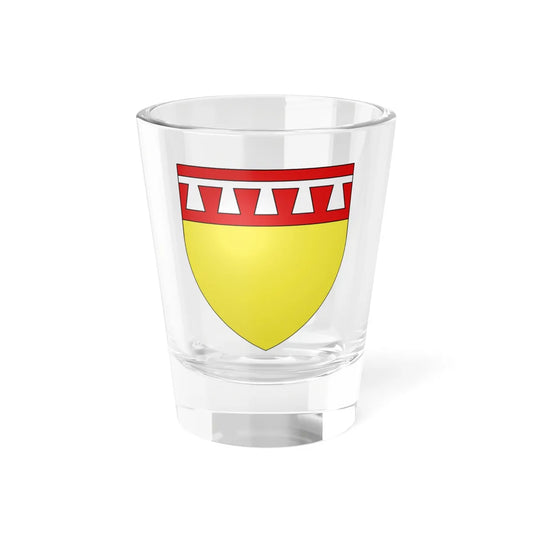 Armoiries de Clervaux 1 (Luxembourg) (Coat of Arms) Shot Glass 1.5oz 1.5oz - Go Mug Yourself