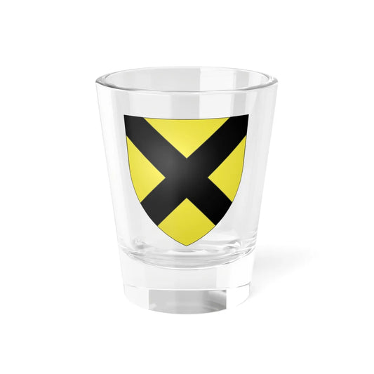 Armoiries de Dagstuhl (Luxembourg) (Coat of Arms) Shot Glass 1.5oz 1.5oz - Go Mug Yourself