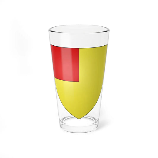 Armoiries de Dasbourg (Luxembourg) (Coat of Arms) Pint Glass 16oz 16oz - Go Mug Yourself