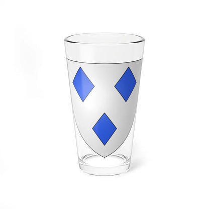 Armoiries de Dave 1 (Belgium) (Coat of Arms) Pint Glass 16oz 16oz - Go Mug Yourself