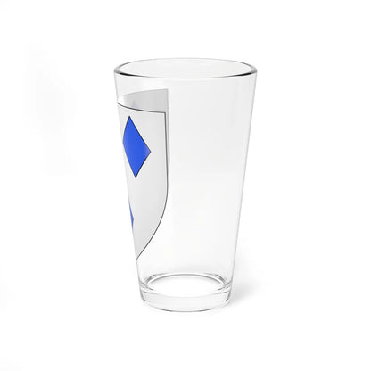 Armoiries de Dave 1 (Belgium) (Coat of Arms) Pint Glass 16oz - Go Mug Yourself