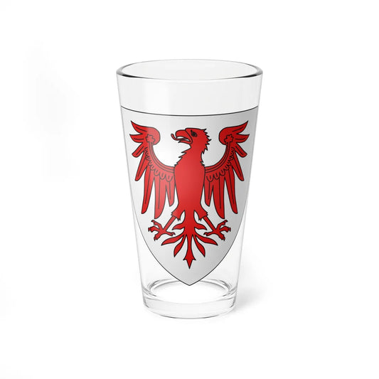 Armoiries de Dollendorf (Luxembourg) (Coat of Arms) Pint Glass 16oz 16oz - Go Mug Yourself