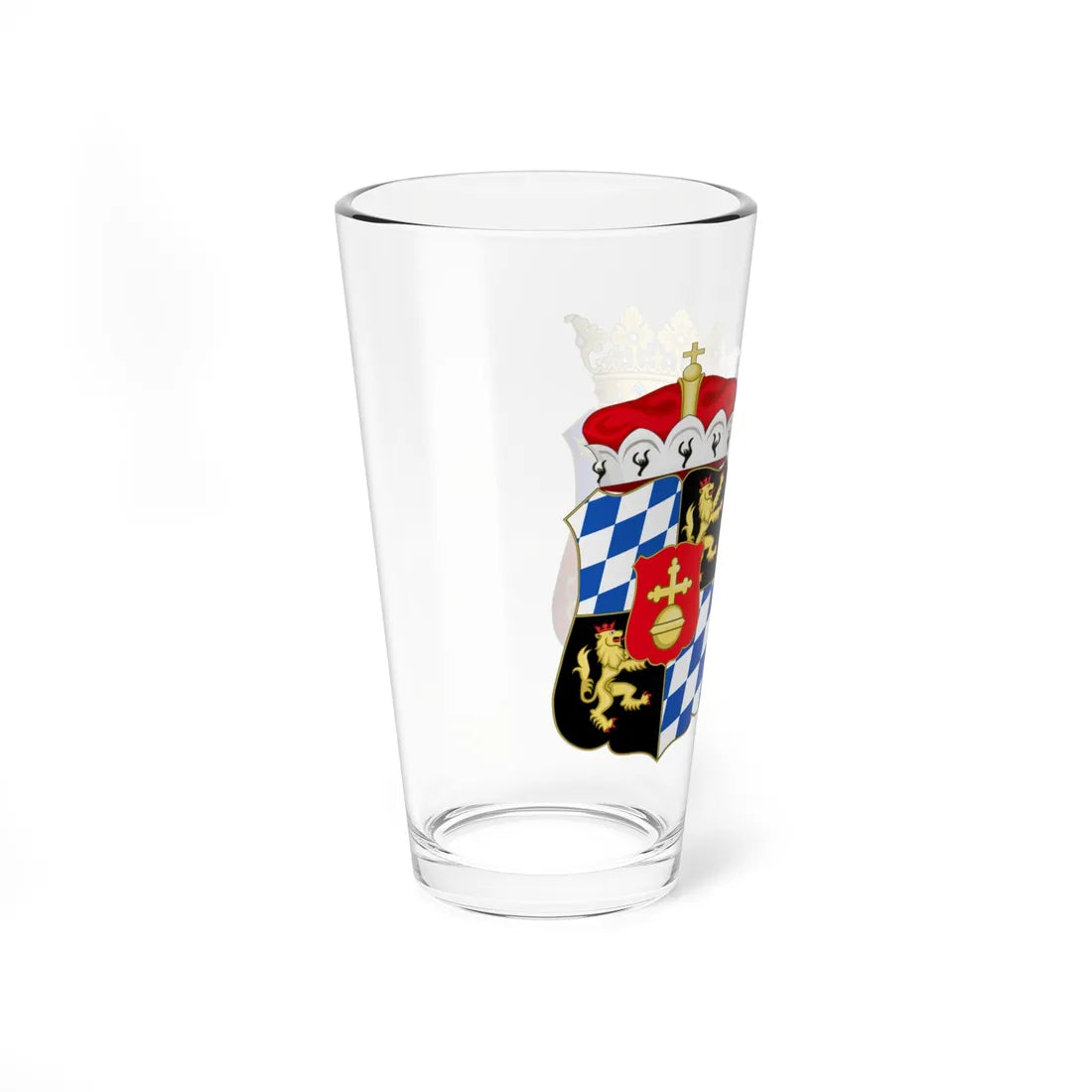 Armoiries de Dorothée de Danemark (Denmark) (Coat of Arms) Pint Glass 16oz - Go Mug Yourself
