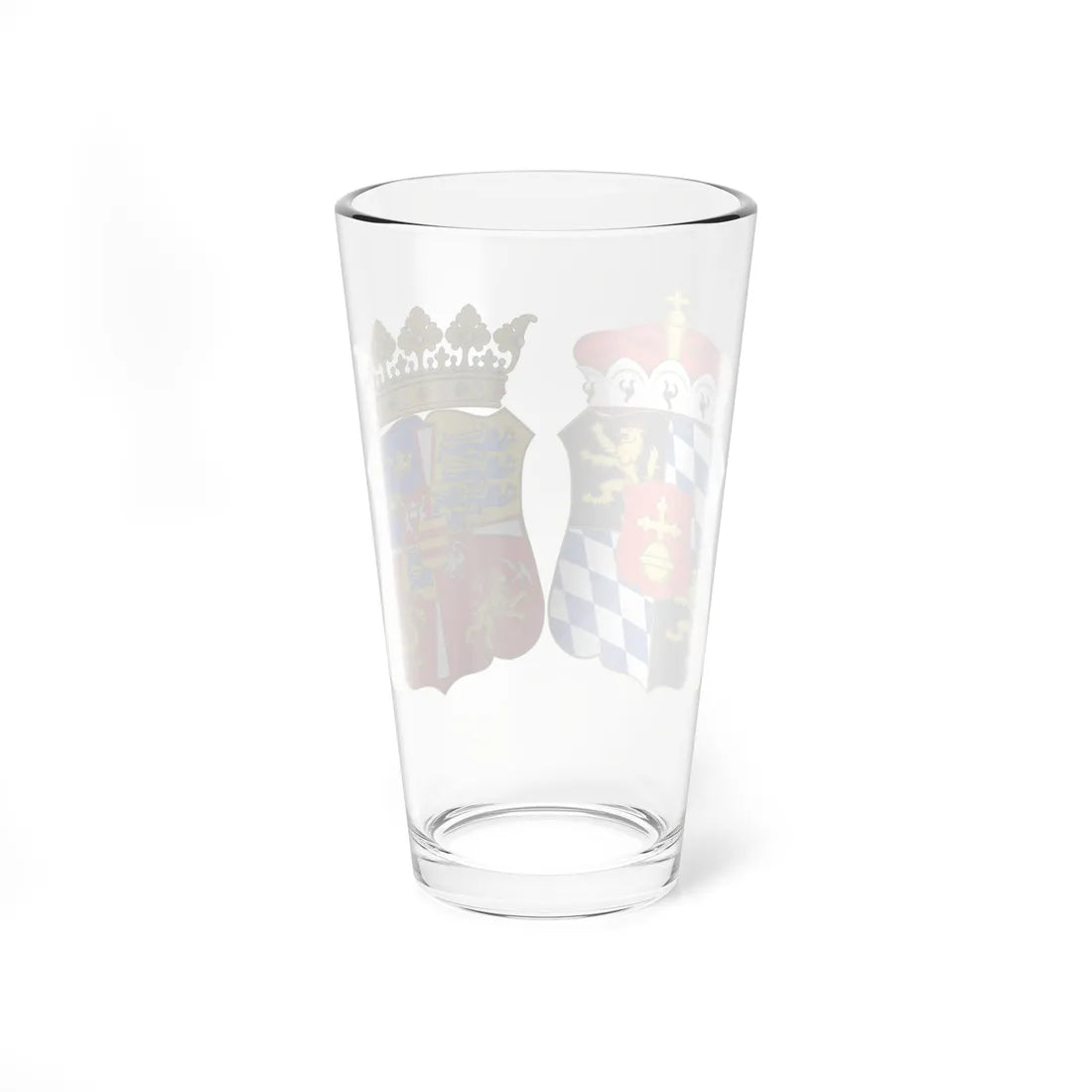 Armoiries de Dorothée de Danemark (Denmark) (Coat of Arms) Pint Glass 16oz - Go Mug Yourself