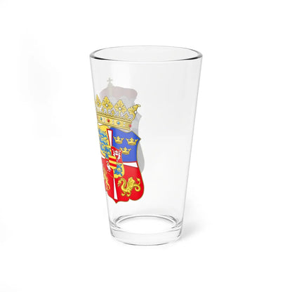 Armoiries de Dorothée de Danemark (Denmark) (Coat of Arms) Pint Glass 16oz - Go Mug Yourself