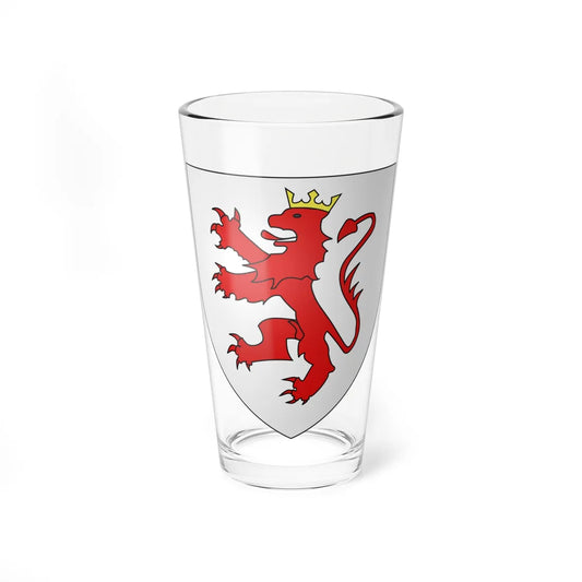 Armoiries de Dudelange (Luxembourg) (Coat of Arms) Pint Glass 16oz 16oz - Go Mug Yourself