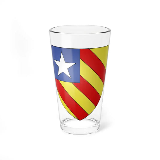 Armoiries de Dudeldorf 2 (Luxembourg) (Coat of Arms) Pint Glass 16oz 16oz - Go Mug Yourself
