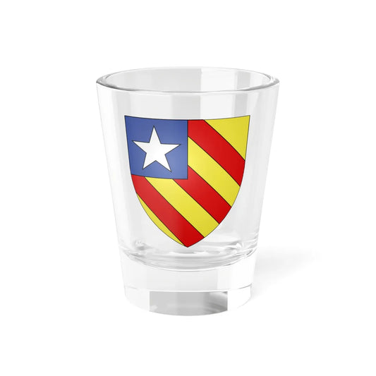 Armoiries de Dudeldorf 2 (Luxembourg) (Coat of Arms) Shot Glass 1.5oz 1.5oz - Go Mug Yourself