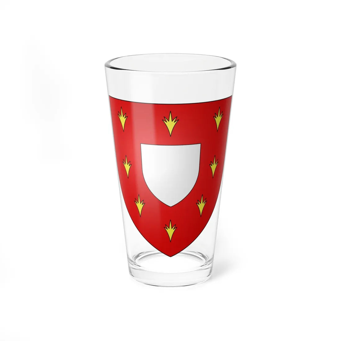 Armoiries de Falkenstein 1 (Luxembourg) (Coat of Arms) Pint Glass 16oz 16oz - Go Mug Yourself
