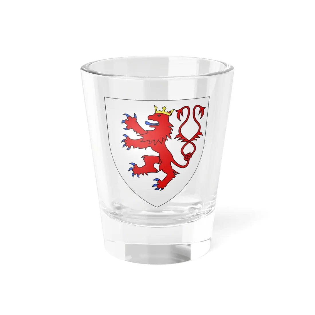 Armoiries de Fauquemont 2 (Luxembourg) (Coat of Arms) Shot Glass 1.5oz 1.5oz - Go Mug Yourself