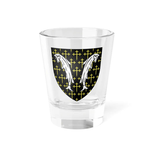 Armoiries de Fischbach (Luxembourg) (Coat of Arms) Shot Glass 1.5oz 1.5oz - Go Mug Yourself