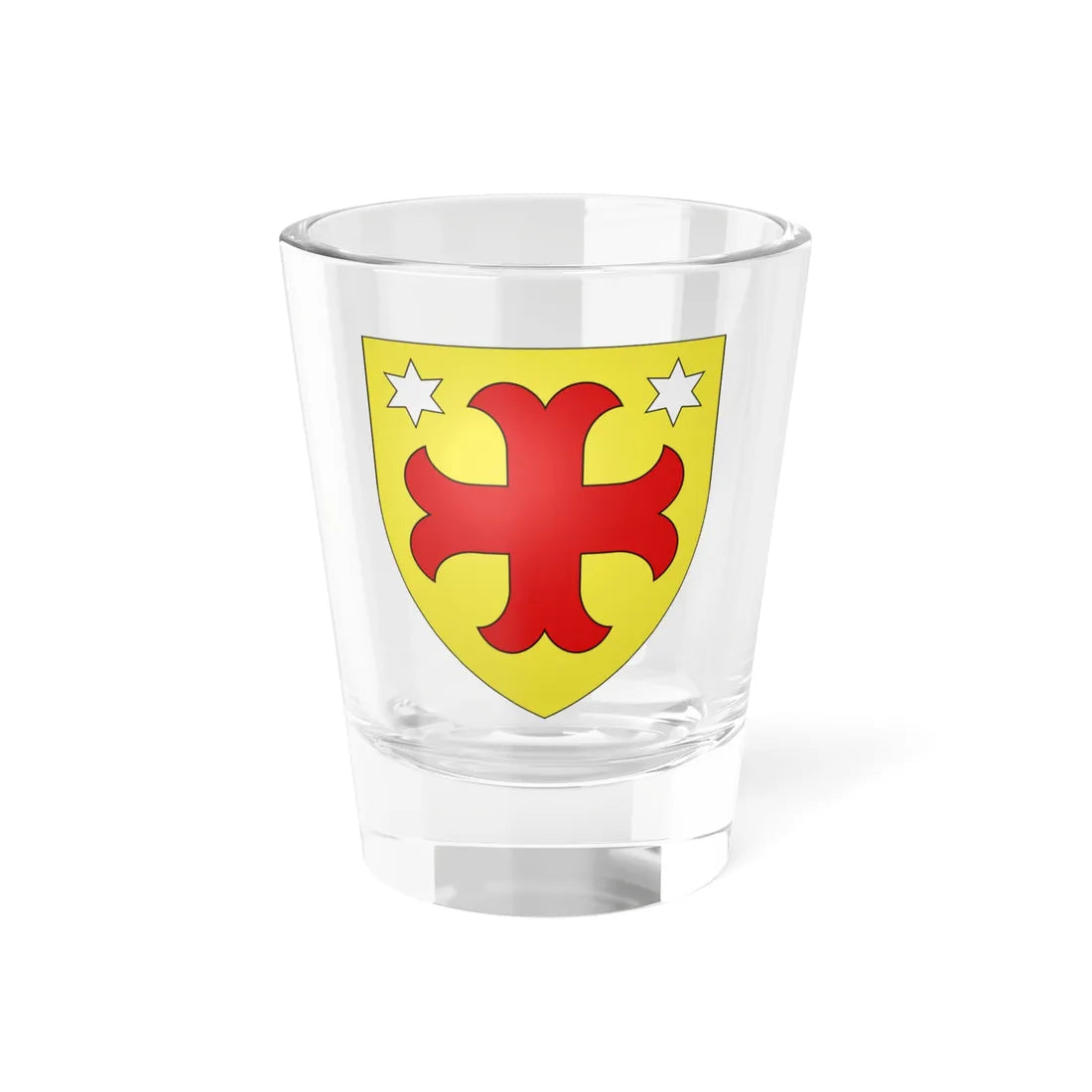 Armoiries de Gonderange (Luxembourg) (Coat of Arms) Shot Glass 1.5oz 1.5oz - Go Mug Yourself
