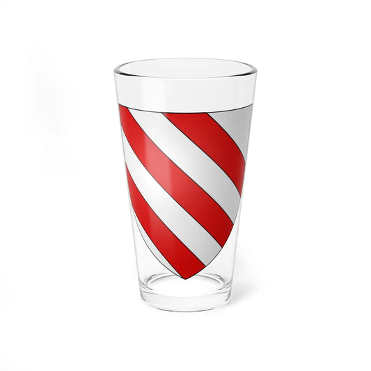 Armoiries de Hattstein (Luxembourg) (Coat of Arms) Pint Glass 16oz 16oz - Go Mug Yourself