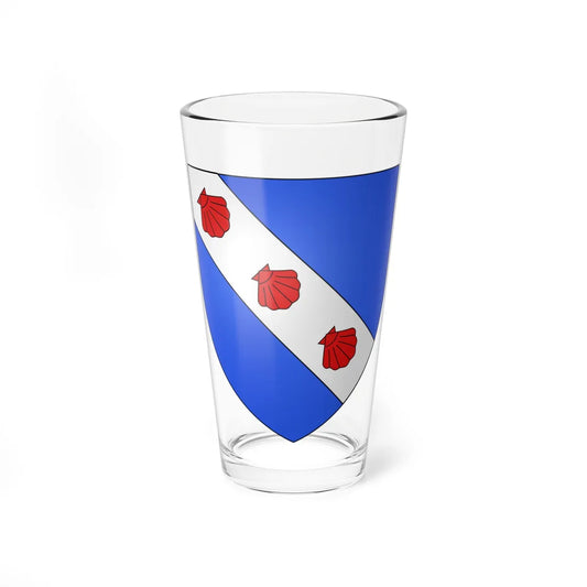 Armoiries de Heddesdorf (Luxembourg) (Coat of Arms) Pint Glass 16oz 16oz - Go Mug Yourself