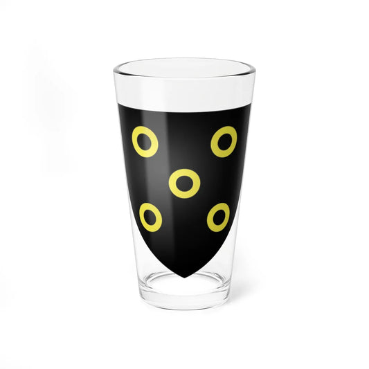 Armoiries de Hersdorf (Luxembourg) (Coat of Arms) Pint Glass 16oz 16oz - Go Mug Yourself