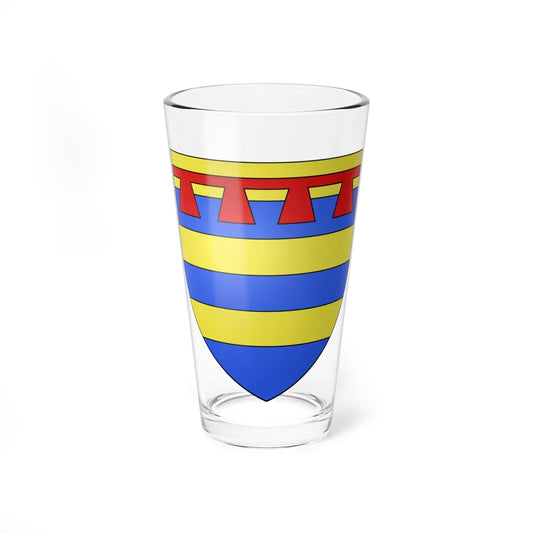 Armoiries de Hesperange (Luxembourg) (Coat of Arms) Pint Glass 16oz 16oz - Go Mug Yourself