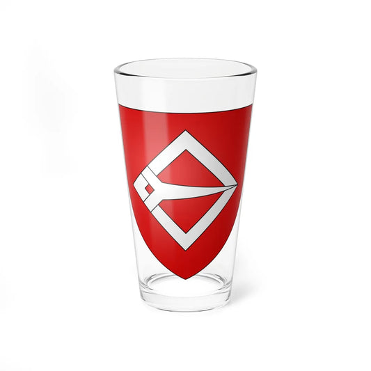 Armoiries de Hollenfeltz (Luxembourg) (Coat of Arms) Pint Glass 16oz 16oz - Go Mug Yourself