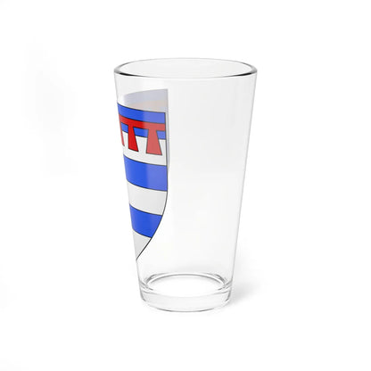 Armoiries de Huncherange (Luxembourg) (Coat of Arms) Pint Glass 16oz - Go Mug Yourself
