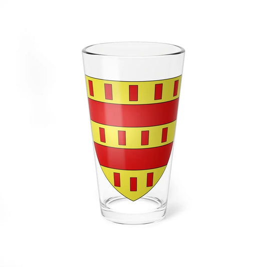 Armoiries de Hunolstein 1 (Luxembourg) (Coat of Arms) Pint Glass 16oz 16oz - Go Mug Yourself