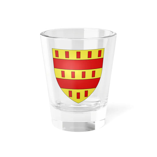 Armoiries de Hunolstein 1 (Luxembourg) (Coat of Arms) Shot Glass 1.5oz 1.5oz - Go Mug Yourself