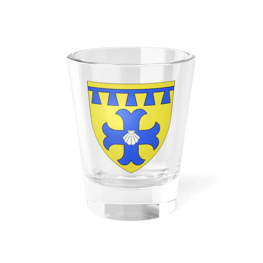 Armoiries de Jegen (Luxembourg) (Coat of Arms) Shot Glass 1.5oz 1.5oz - Go Mug Yourself