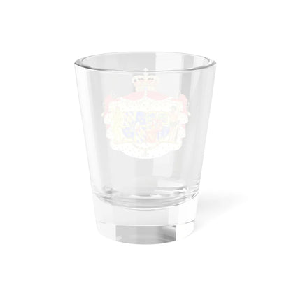Armoiries de la reine Ingrid de Danemark (Denmark) (Coat of Arms) Shot Glass 1.5oz - Go Mug Yourself