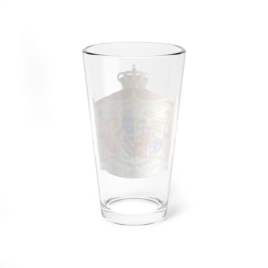 Armoiries de la reine Lovisa de Suède1 (Denmark) (Coat of Arms) Pint Glass 16oz - Go Mug Yourself