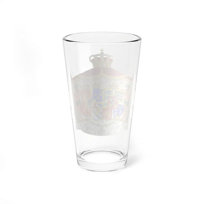 Armoiries de la reine Lovisa de Suède1 (Denmark) (Coat of Arms) Pint Glass 16oz - Go Mug Yourself