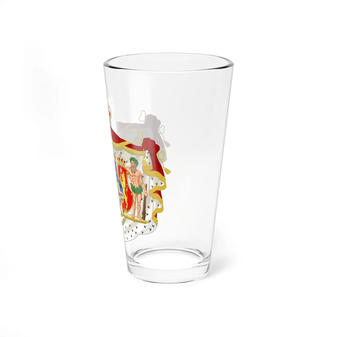Armoiries de la reine Lovisa de Suède1 (Denmark) (Coat of Arms) Pint Glass 16oz - Go Mug Yourself