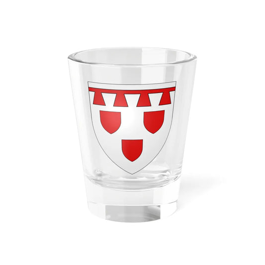 Armoiries de Lissingen 1 (Luxembourg) (Coat of Arms) Shot Glass 1.5oz 1.5oz - Go Mug Yourself