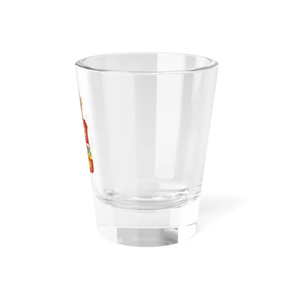 Armoiries de Louise et Caroline Mathilde de Grande Bretagne reine Danemark et Norvège (Denmark) (Coat of Arms) Shot Glass 1.5oz - Go Mug Yourself