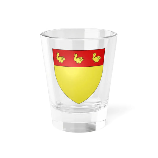 Armoiries de Meysembourg 1 (Luxembourg) (Coat of Arms) Shot Glass 1.5oz 1.5oz - Go Mug Yourself