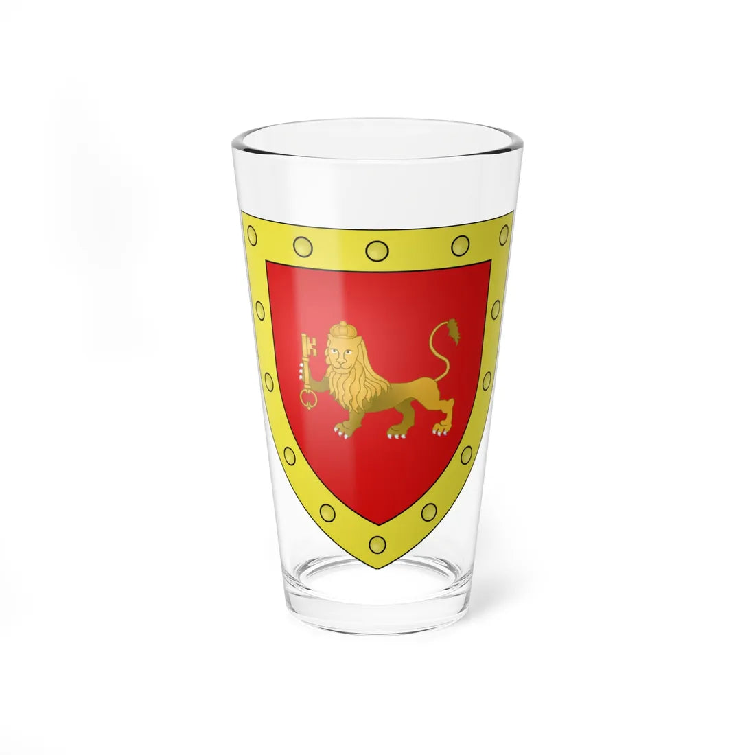 Armoiries de Québec 1833-1949 (Canada) (Coat of Arms) Pint Glass 16oz 16oz - Go Mug Yourself