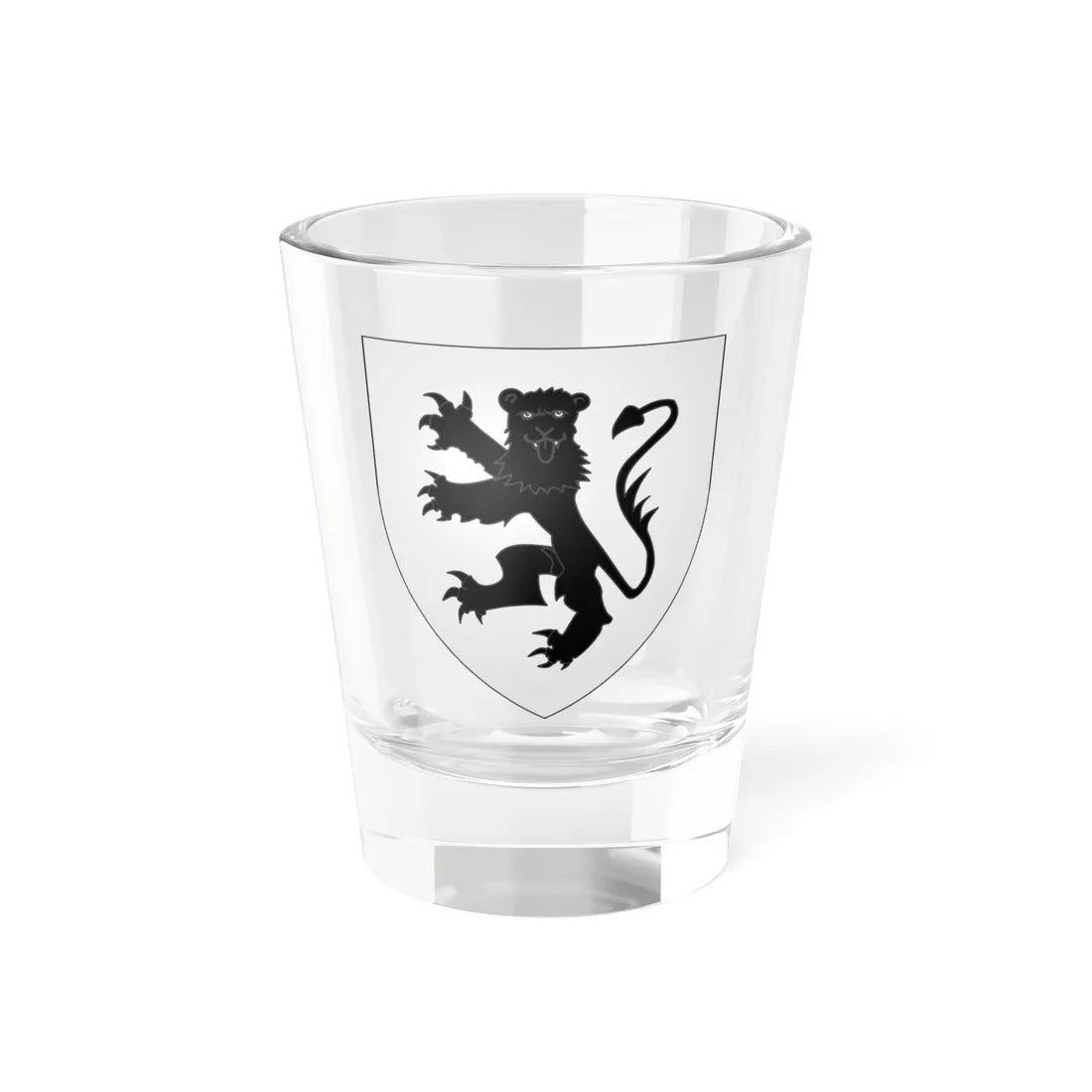 Armoiries de Schoenfels 2 (Luxembourg) (Coat of Arms) Shot Glass 1.5oz 1.5oz - Go Mug Yourself