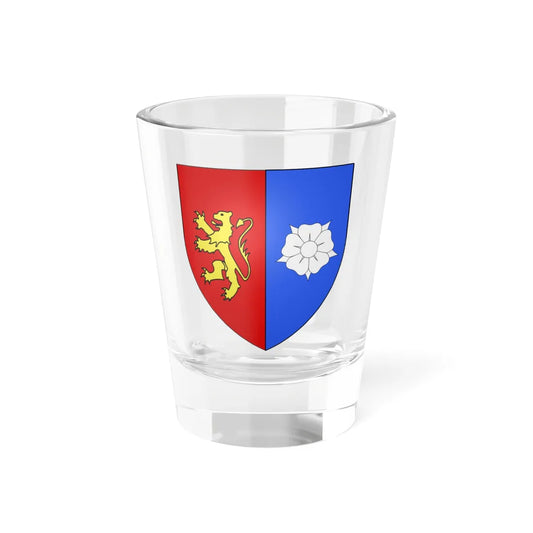 Armoiries de Schuttringen (Luxembourg) (Coat of Arms) Shot Glass 1.5oz 1.5oz - Go Mug Yourself
