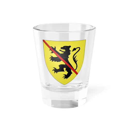 Armoiries de Vianden 2 (Luxembourg) (Coat of Arms) Shot Glass 1.5oz 1.5oz - Go Mug Yourself