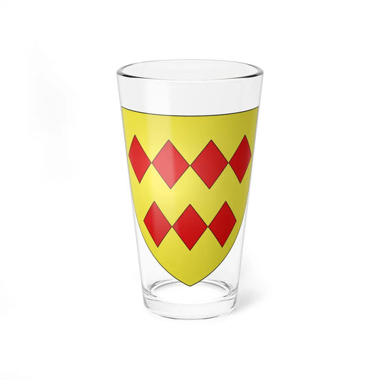 Armoiries de Virnebourg (Luxembourg) (Coat of Arms) Pint Glass 16oz 16oz - Go Mug Yourself
