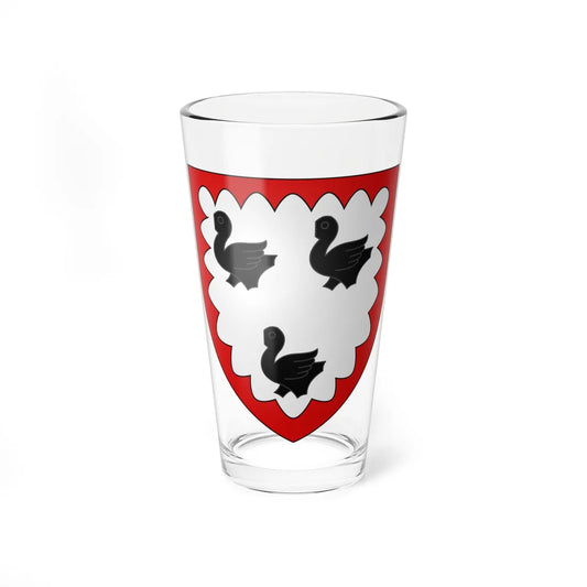 Armoiries de Wal 2 (Luxembourg) (Coat of Arms) Pint Glass 16oz 16oz - Go Mug Yourself