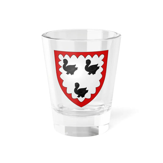 Armoiries de Wal 2 (Luxembourg) (Coat of Arms) Shot Glass 1.5oz 1.5oz - Go Mug Yourself