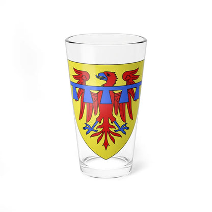Armoiries de Walcourt 2 (Belgium) (Coat of Arms) Pint Glass 16oz 16oz - Go Mug Yourself