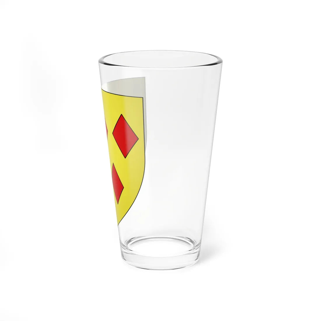 Armoiries de Wilsacker (Luxembourg) (Coat of Arms) Pint Glass 16oz - Go Mug Yourself