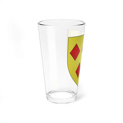 Armoiries de Wilsacker (Luxembourg) (Coat of Arms) Pint Glass 16oz - Go Mug Yourself