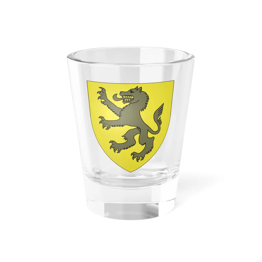 Armoiries dElvange (Luxembourg) (Coat of Arms) Shot Glass 1.5oz 1.5oz - Go Mug Yourself