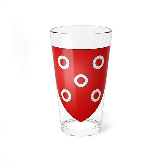 Armoiries dErdorf 1 (Luxembourg) (Coat of Arms) Pint Glass 16oz 16oz - Go Mug Yourself