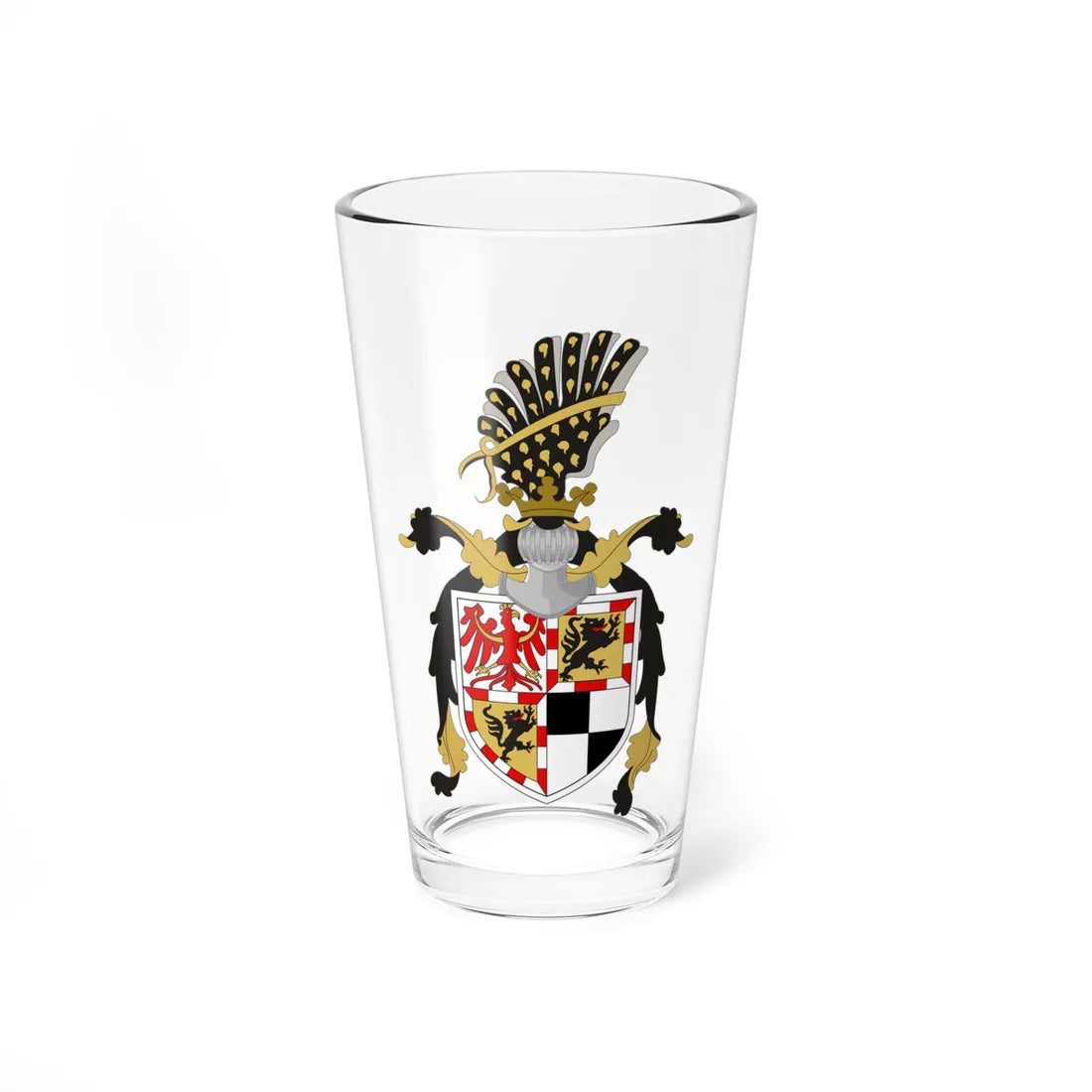 Armoiries des Margraves de Brandebourg circa-1430 (Germany) (Coat of Arms) Pint Glass 16oz 16oz - Go Mug Yourself