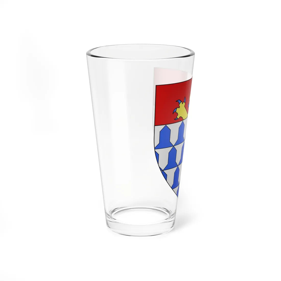 Armoiries dEsch 4 (Belgium) (Coat of Arms) Pint Glass 16oz - Go Mug Yourself