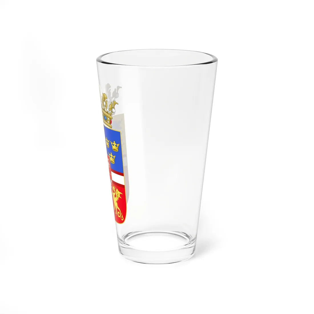 Armoiries du Roi Jean Ier de Danemark (Denmark) (Coat of Arms) Pint Glass 16oz - Go Mug Yourself