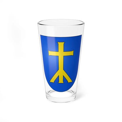 Armoiries Famille Savoy (Switzerland) (Coat of Arms) Pint Glass 16oz 16oz - Go Mug Yourself