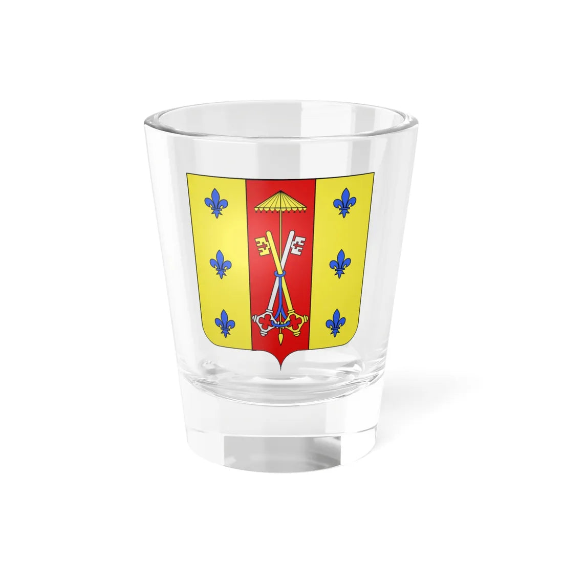 Armoiries Farnèse-Parme (Italy) (Coat of Arms) Shot Glass 1.5oz 1.5oz - Go Mug Yourself