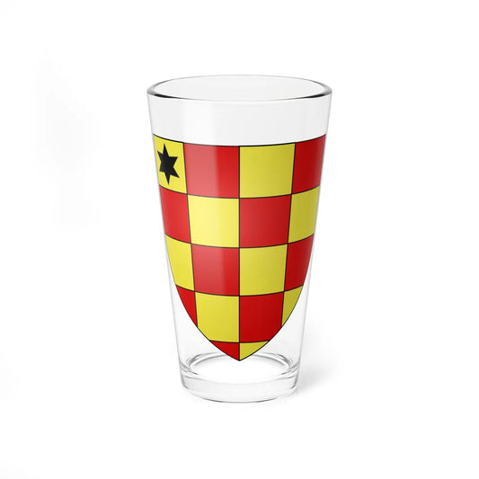 Armoiries Faust de Stromberg (Luxembourg) (Coat of Arms) Pint Glass 16oz 16oz - Go Mug Yourself